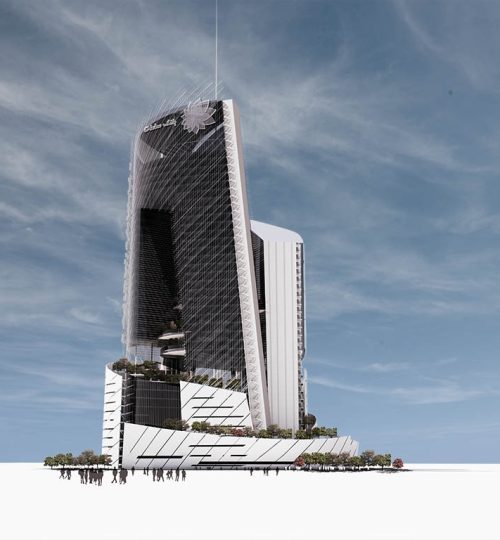 Saman Office Towers, Tehran, Iran- Competition Entry